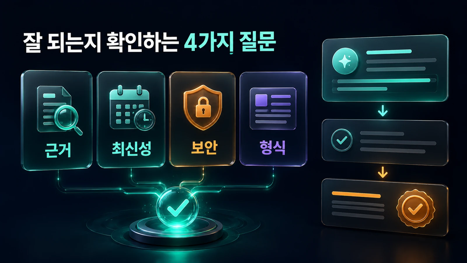 Claude Projects 검증 질문과 오류 해결 흐름